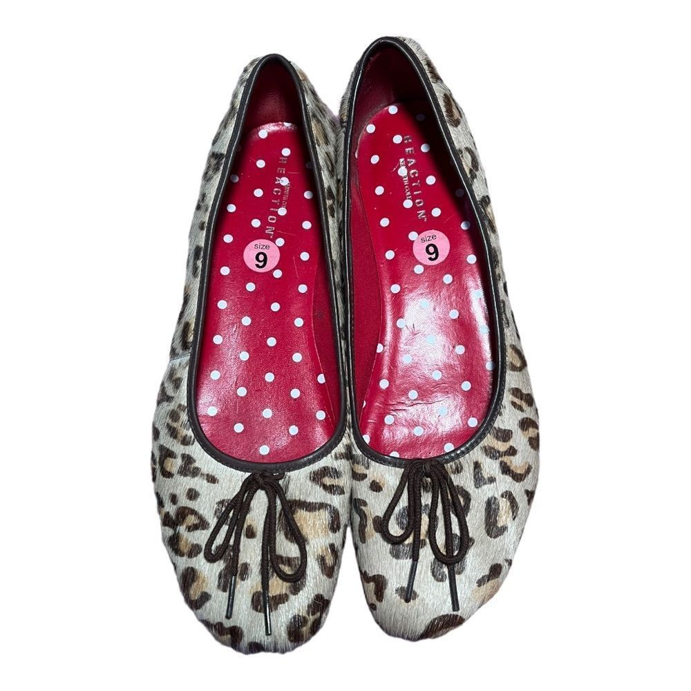 Kenneth Cole Reaction size 9 calf hair ballet flats EUC - Picture 4 of 13